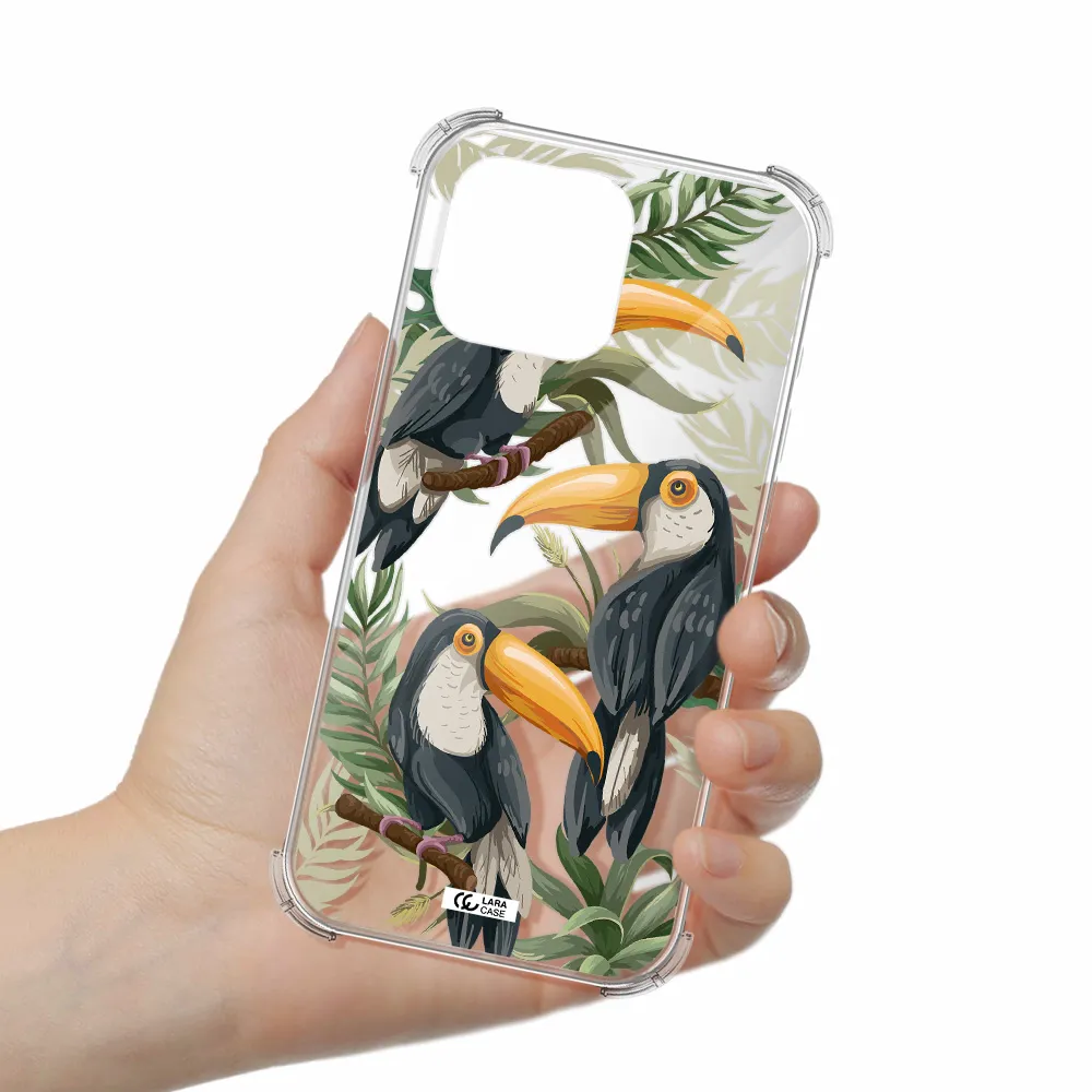 Tropical Bird Apple Iphone 16 Pro Max Clear Pc Case