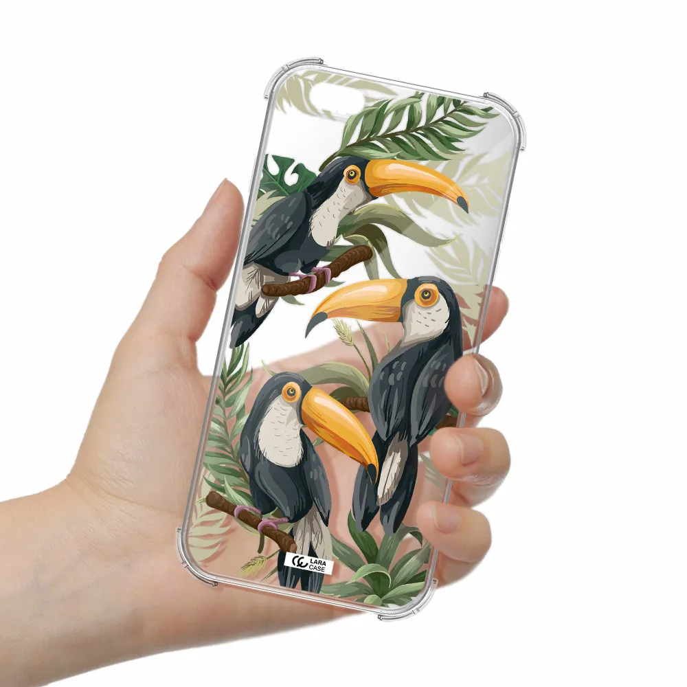 Tropical Bird Apple iPhone 6 plus Clear PC Case