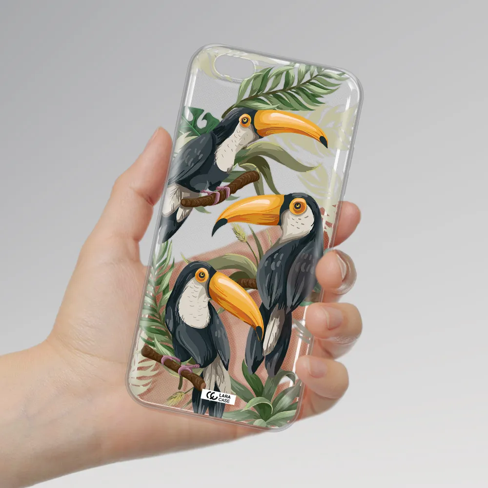 Tropical Bird Apple iPhone 6S Clear TPU Case