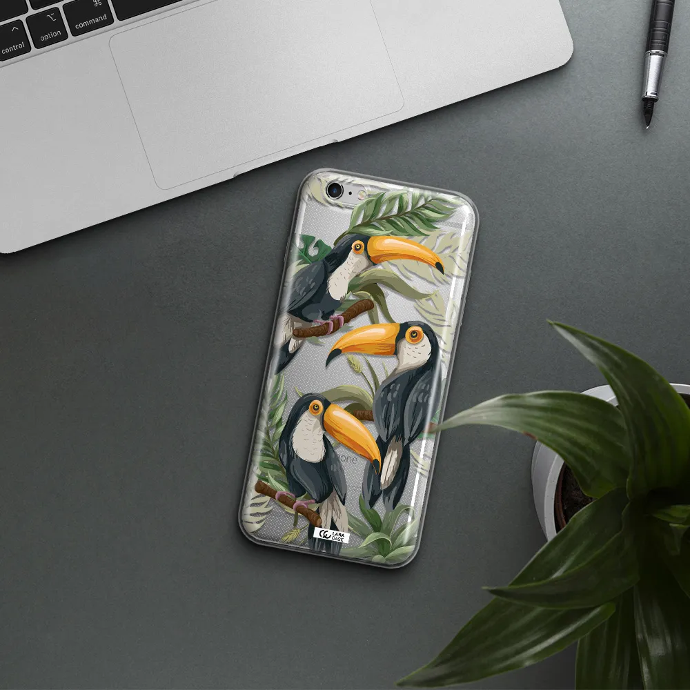 Tropical Bird Apple iPhone 6S Clear TPU Case