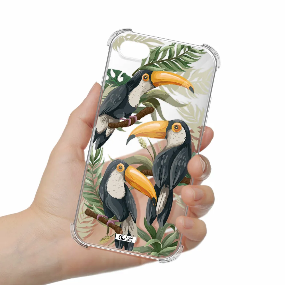Tropical Bird Apple iPhone 7 Clear PC Case