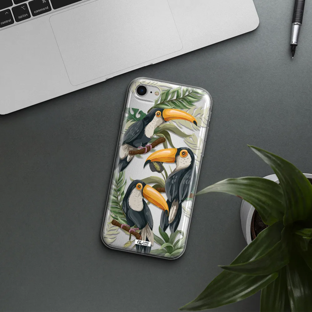 Tropical Bird Apple Iphone Se 2020 Clear Tpu Case