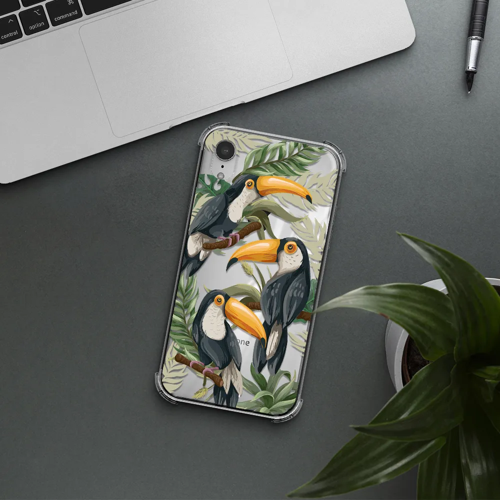 Tropical Bird Apple iPhone XR Clear PC Case