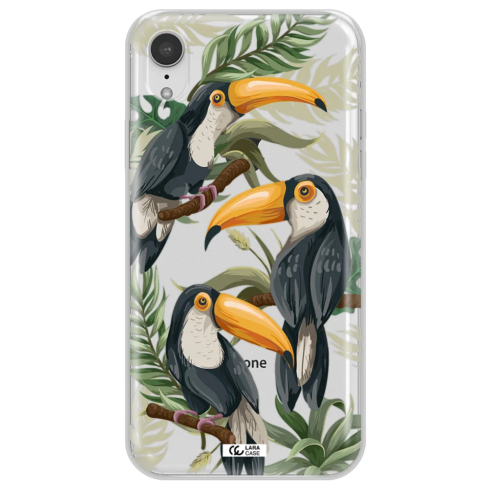 Tropical Bird Apple iPhone XR Clear TPU Case