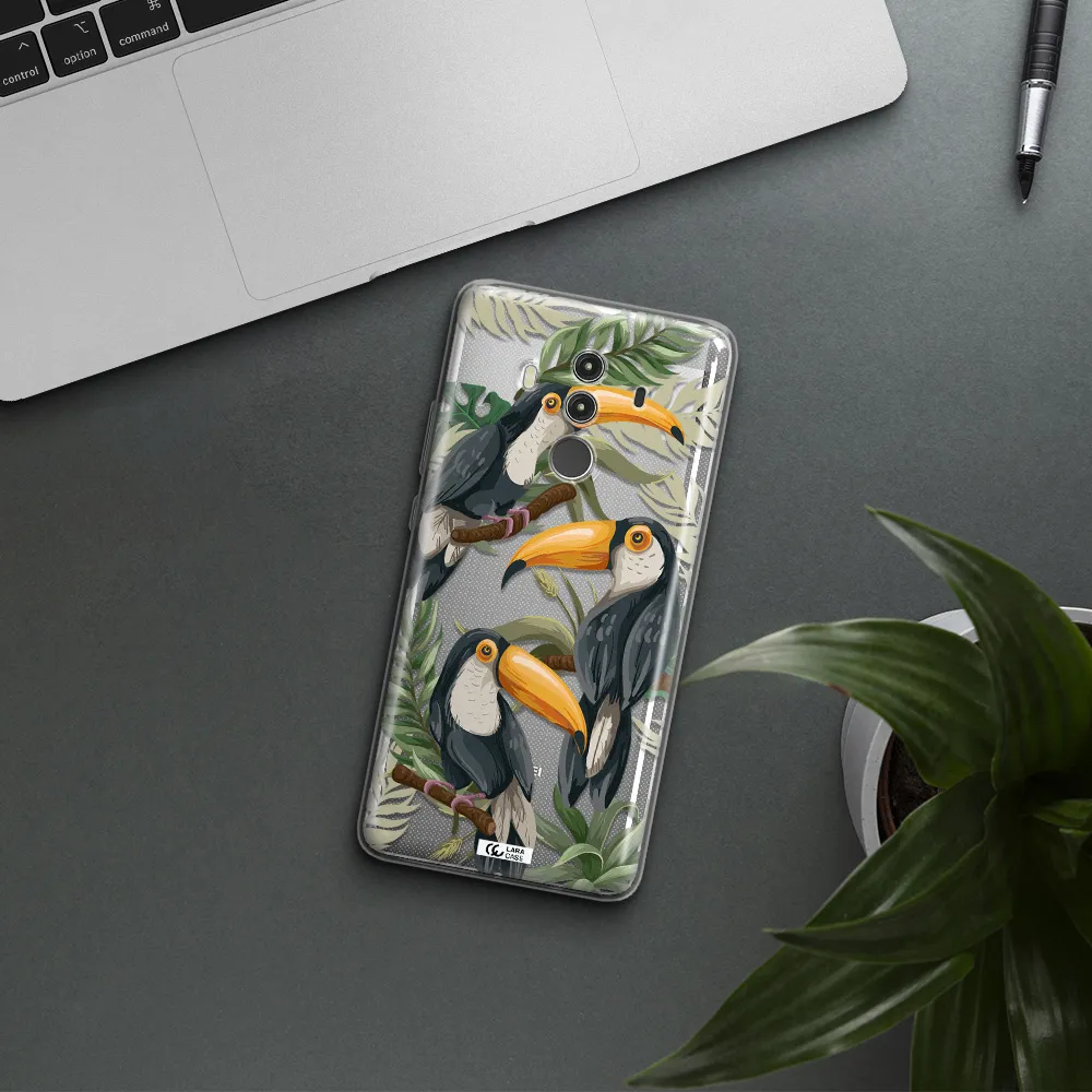 Tropical Bird Huawei Mate 10 Clear TPU Case
