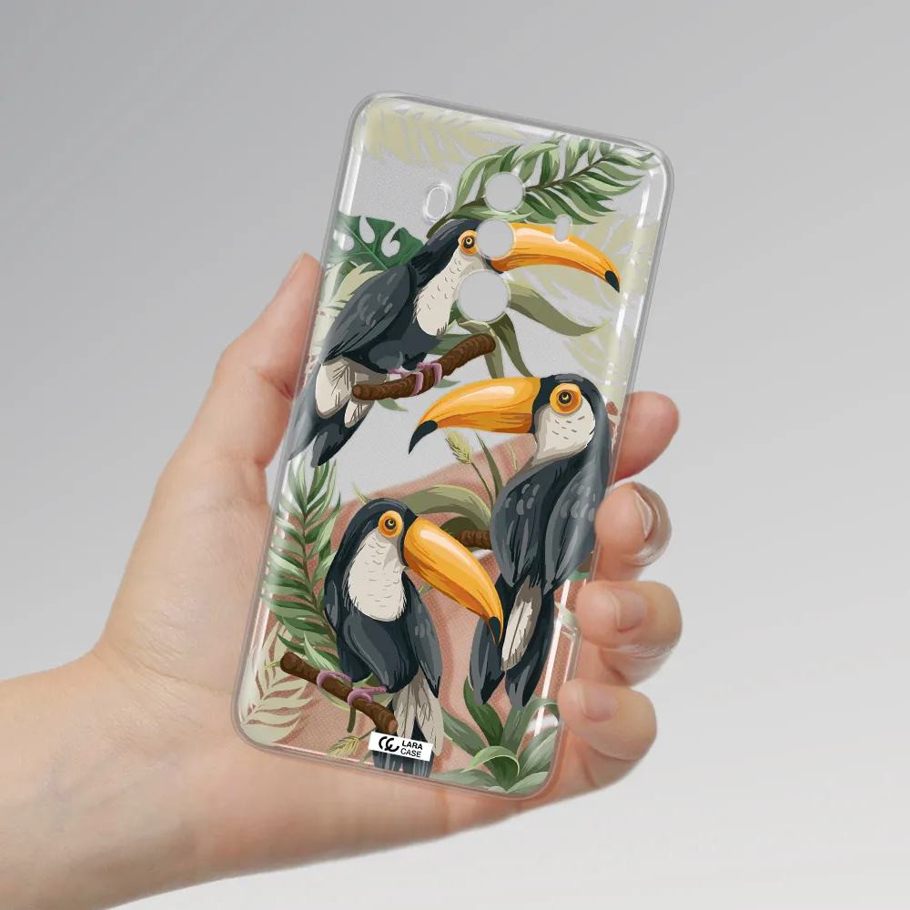 Tropical Bird Huawei Mate 10 Pro Clear TPU Case