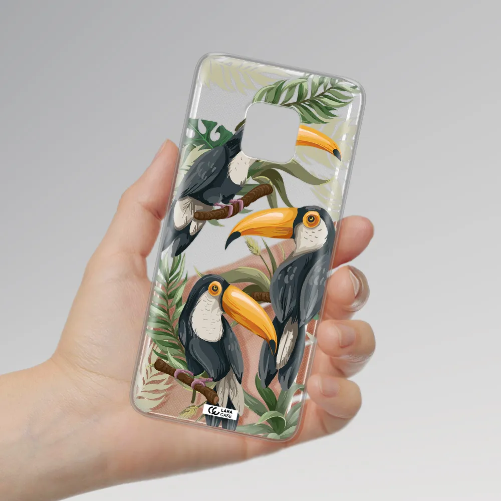 Tropical Bird Huawei Mate 20 Pro Clear TPU Case