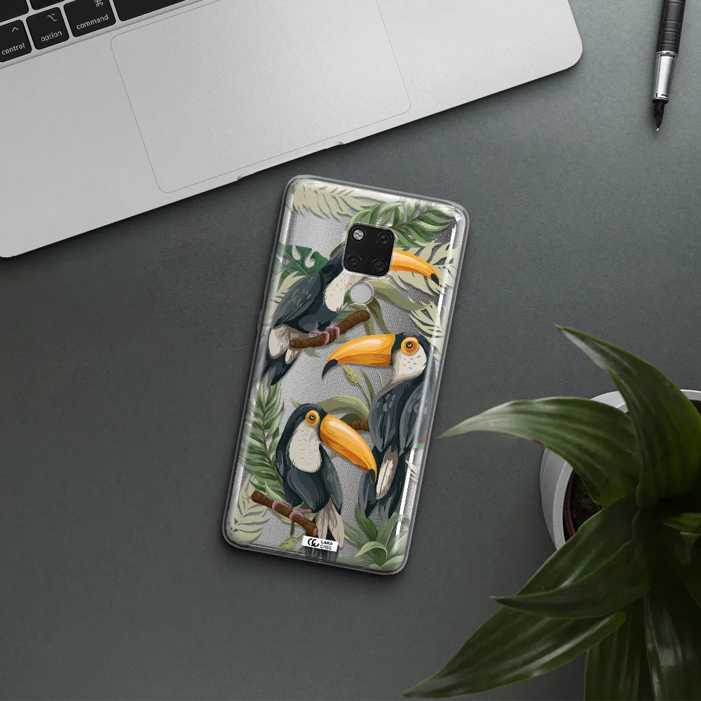 Tropical Bird Huawei Mate 20X Clear TPU Case