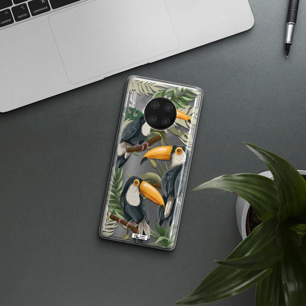 Tropical Bird Huawei Mate 30 Pro Clear TPU Case