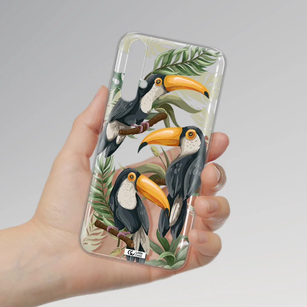 Tropical Bird Huawei Nova 5t Clear TPU Case