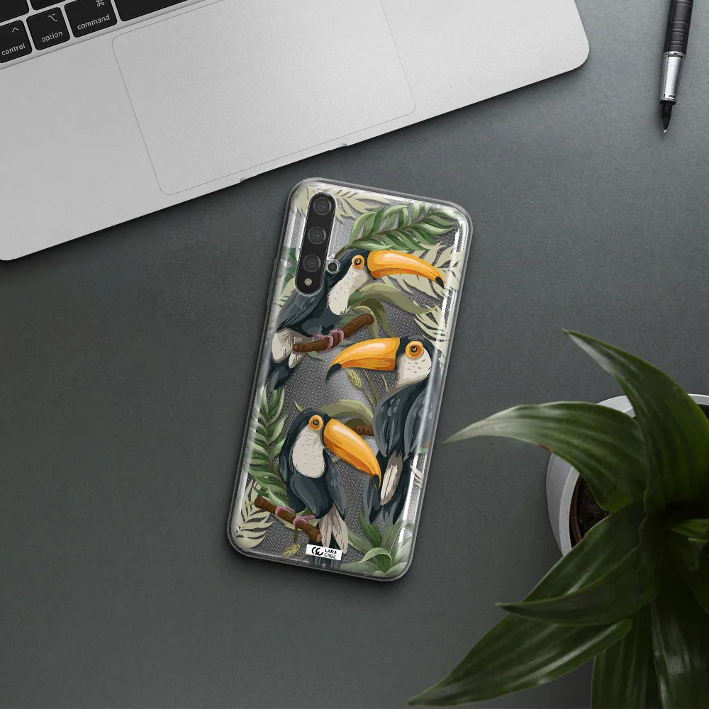 Tropical Bird Huawei Nova 5t Clear TPU Case