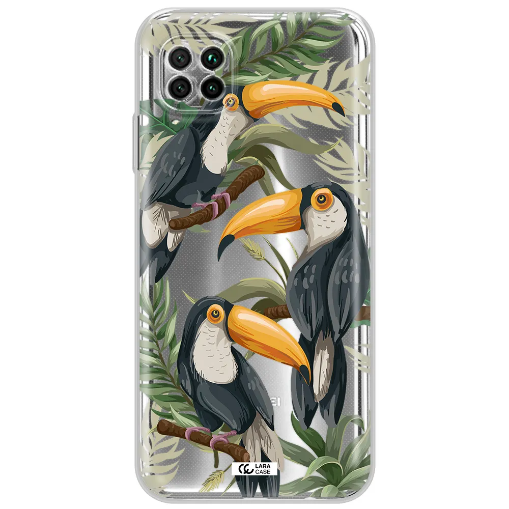 Tropical Bird Huawei Nova 7I Clear Tpu Case