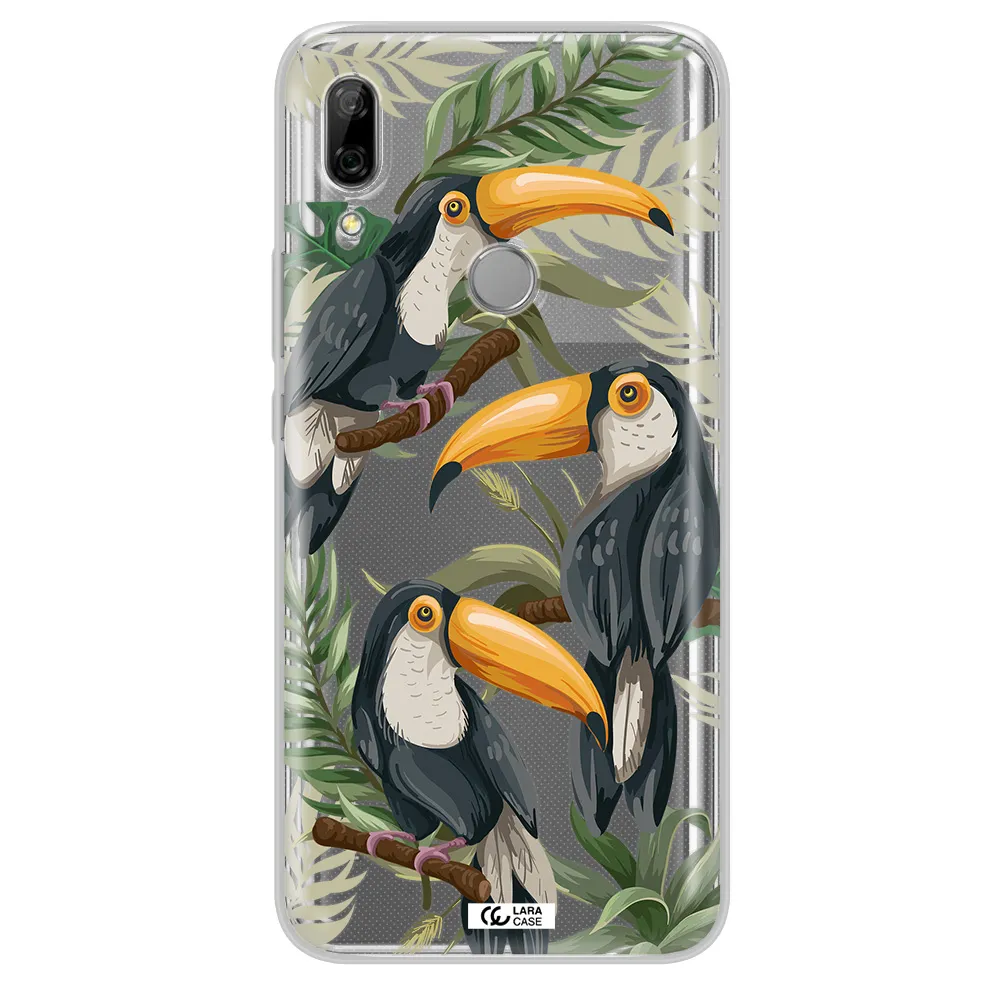 Tropical Bird Huawei P Smart Z Clear TPU Case