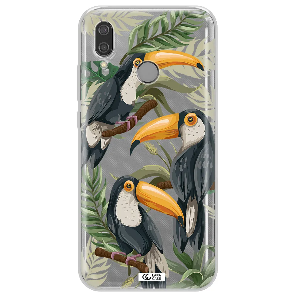 Tropical Bird Huawei P20 Lite Clear TPU Case