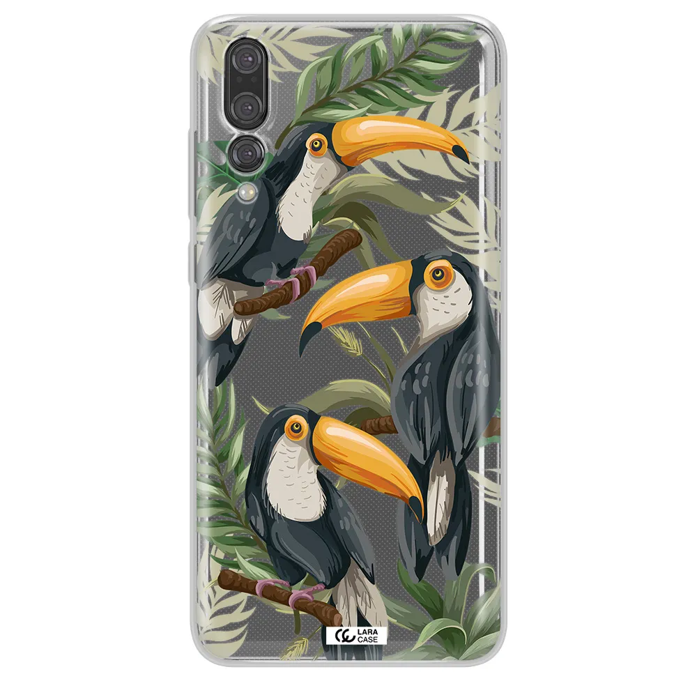 Tropical Bird Huawei P20 Pro Clear TPU Case