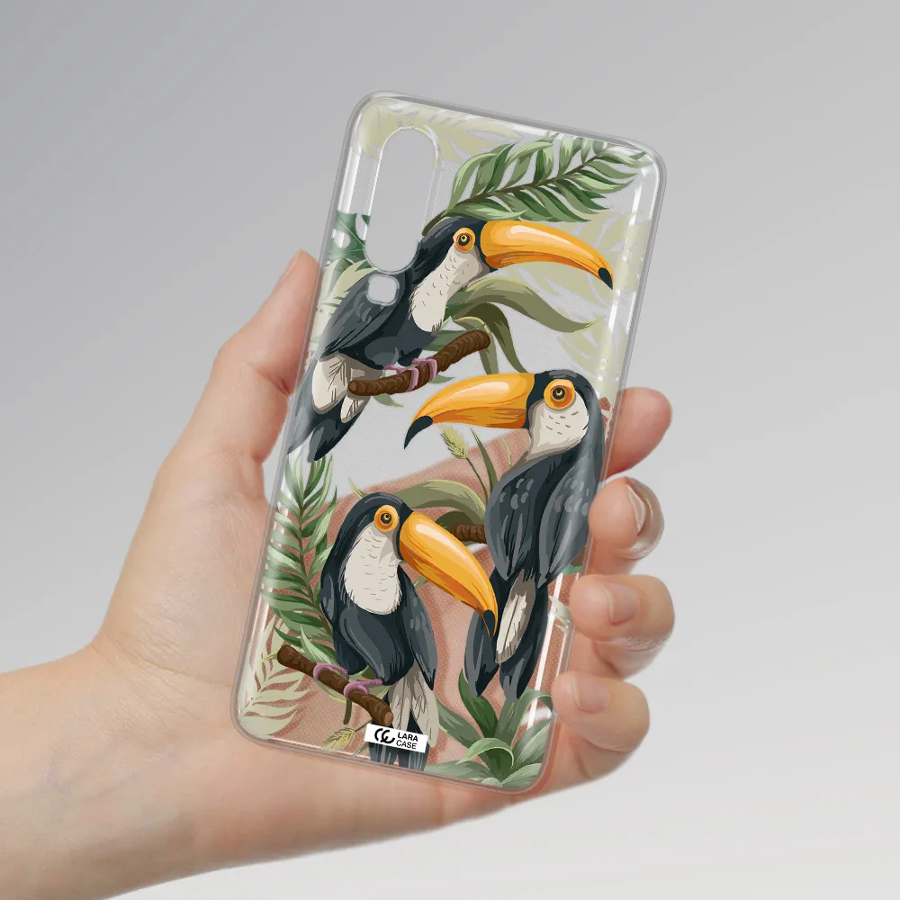 Tropical Bird Huawei P30 Clear TPU Case