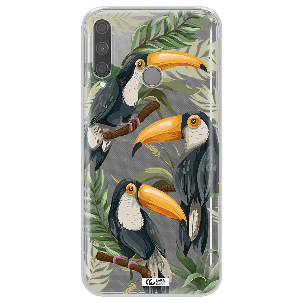 Tropical Bird Huawei P40 Lite E Clear TPU Case