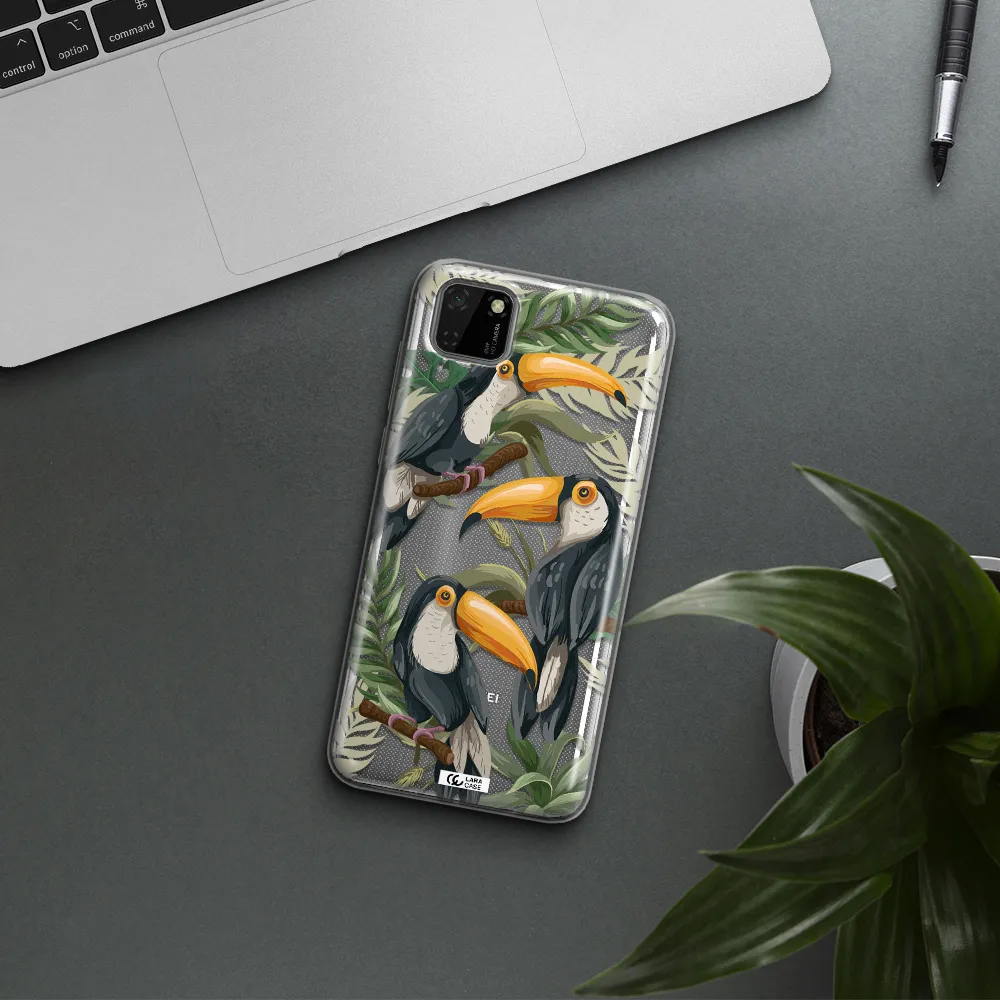 Tropical Bird Huawei Y5P Clear TPU Case