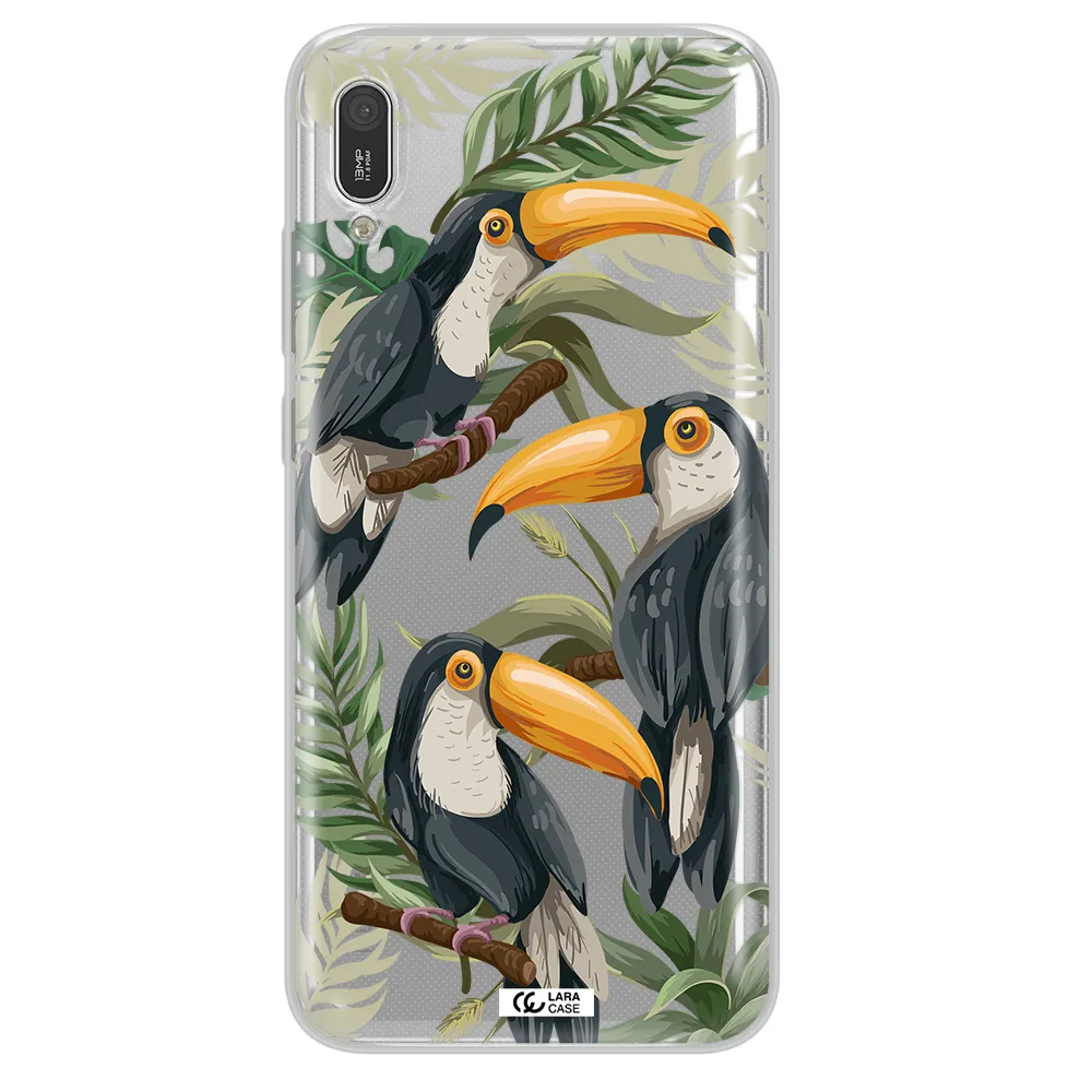 Tropical Bird Huawei Y6 Pro 2019 Clear TPU Case