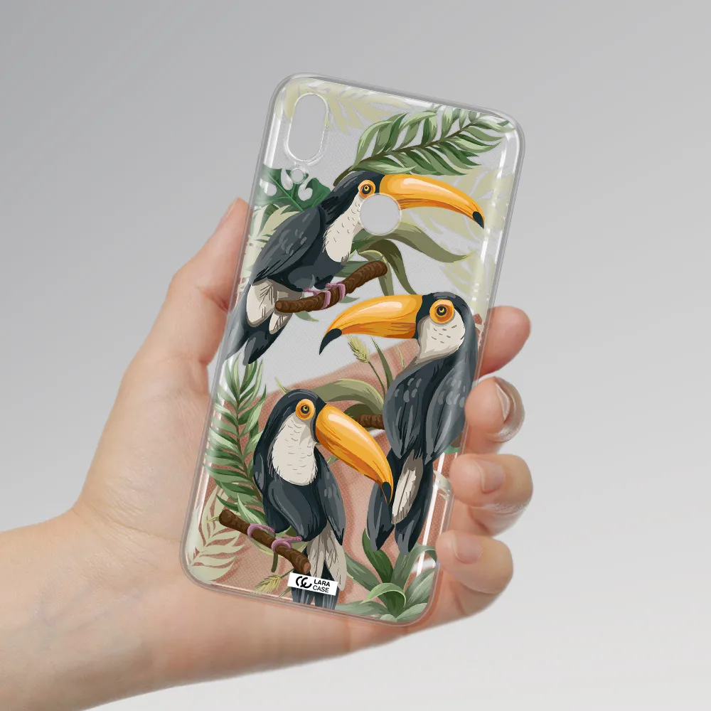 Tropical Bird Huawei Y9 2019 Clear TPU Case
