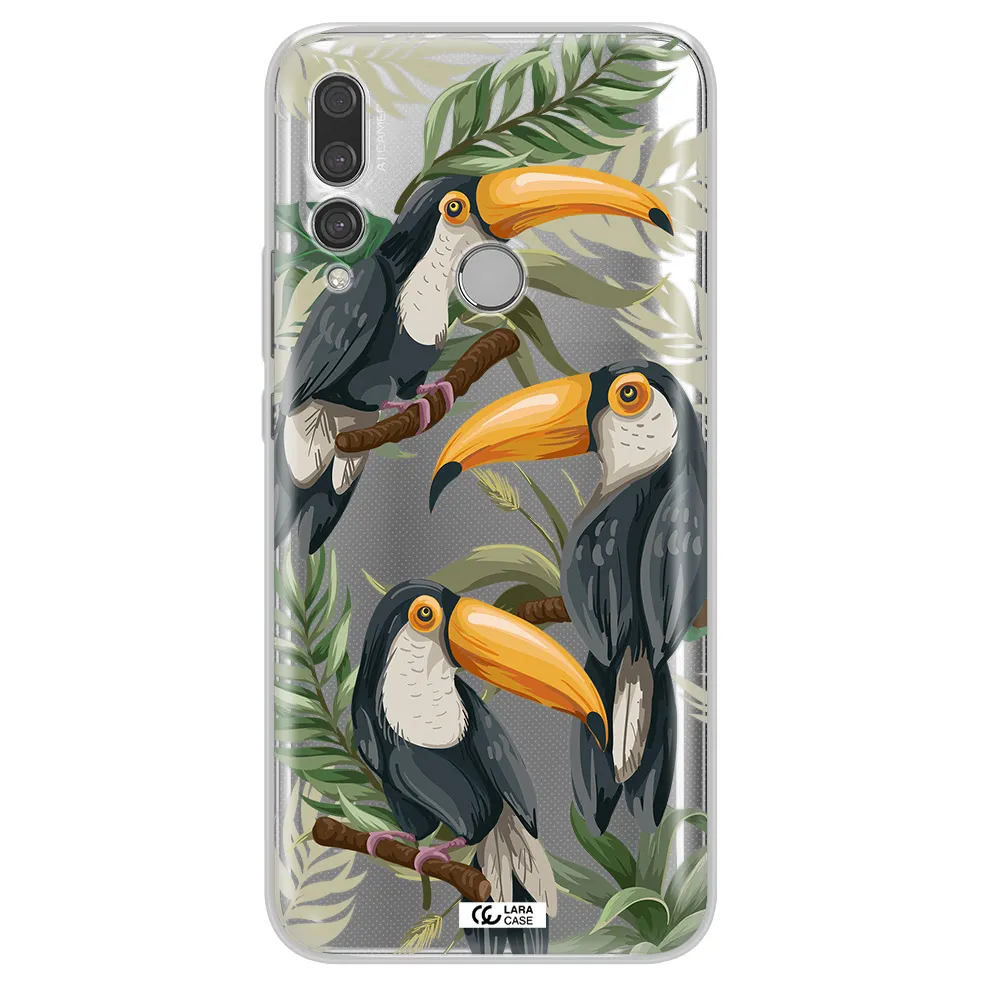Tropical Bird Huawei Y9 Prime 2019 Clear TPU Case