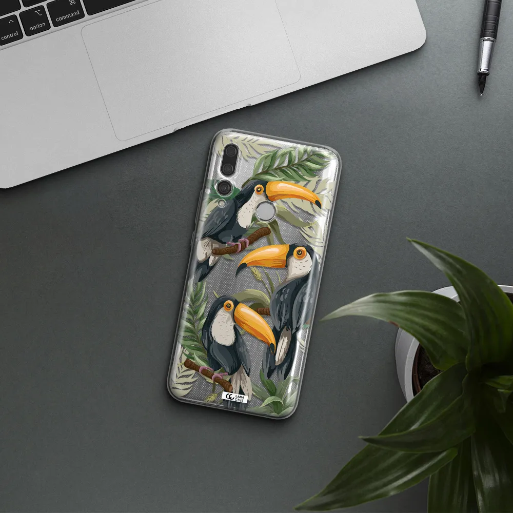 Tropical Bird Huawei Y9 Prime 2019 Clear TPU Case