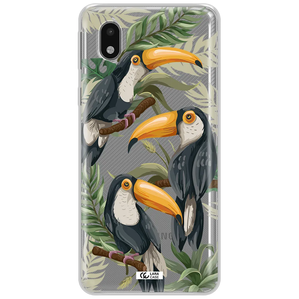 Tropical Bird Samsung A01 Core Clear Tpu Case