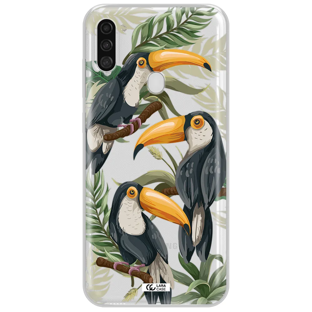 Tropical Bird Samsung A11 Clear TPU Case