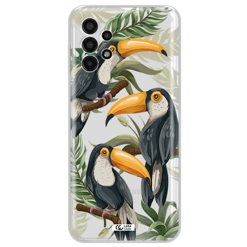 Tropical Bird Samsung A13 4g Clear TPU Case