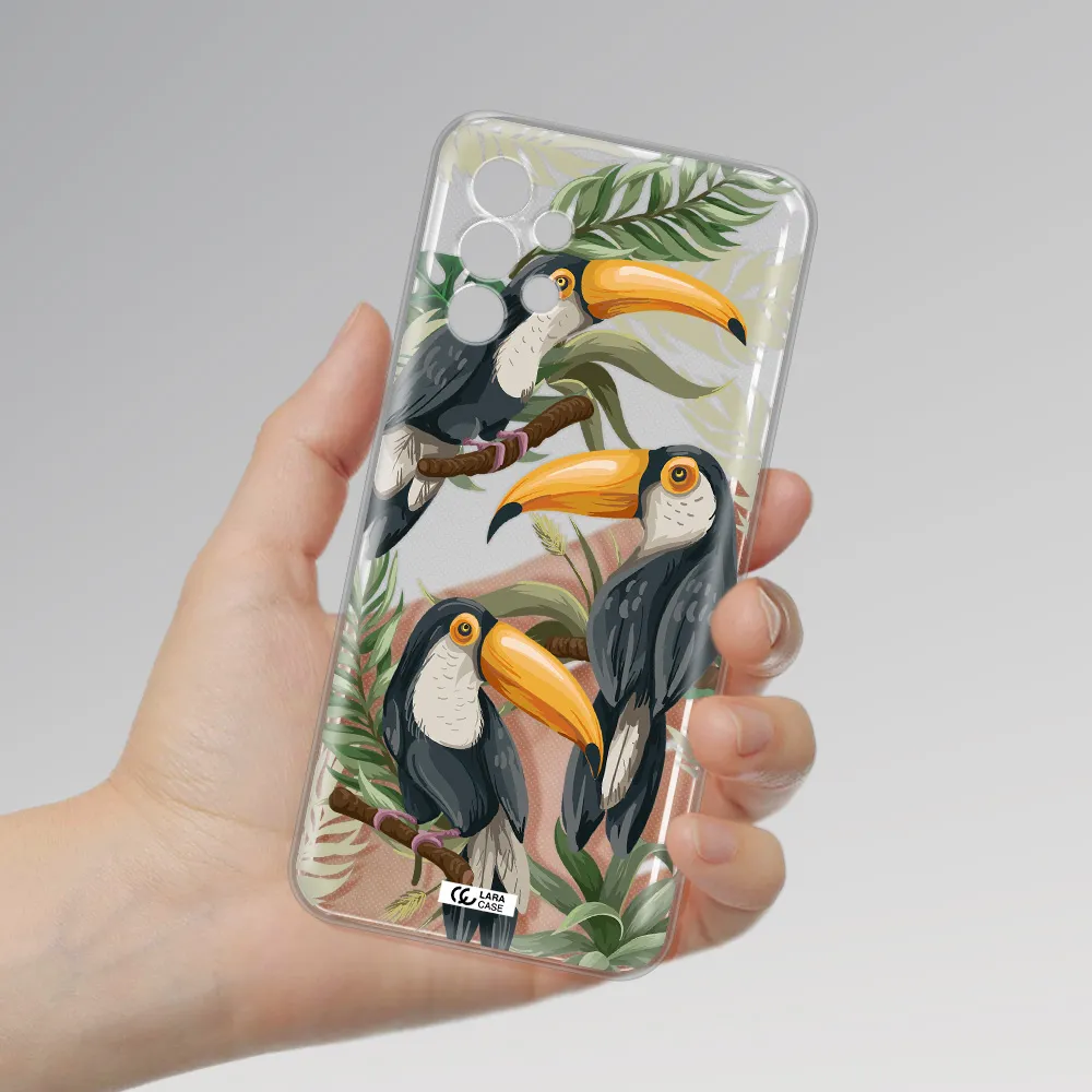 Tropical Bird Samsung A13 4g Clear TPU Case