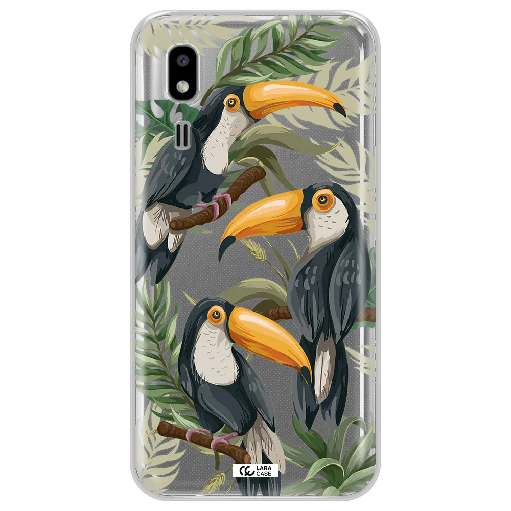 Tropical Bird Samsung A2 Core Clear TPU Case