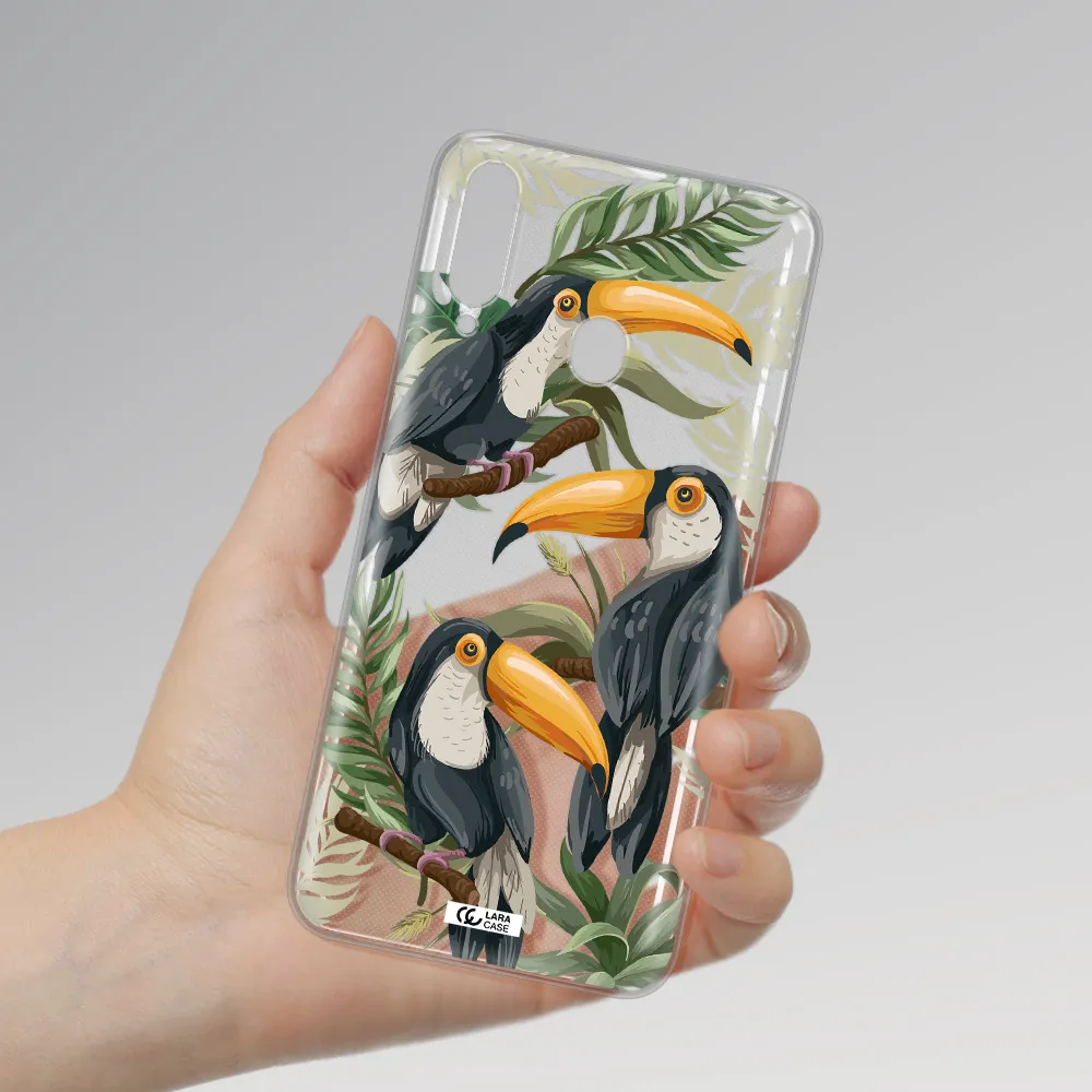 Tropical Bird Samsung A20S Clear TPU Case