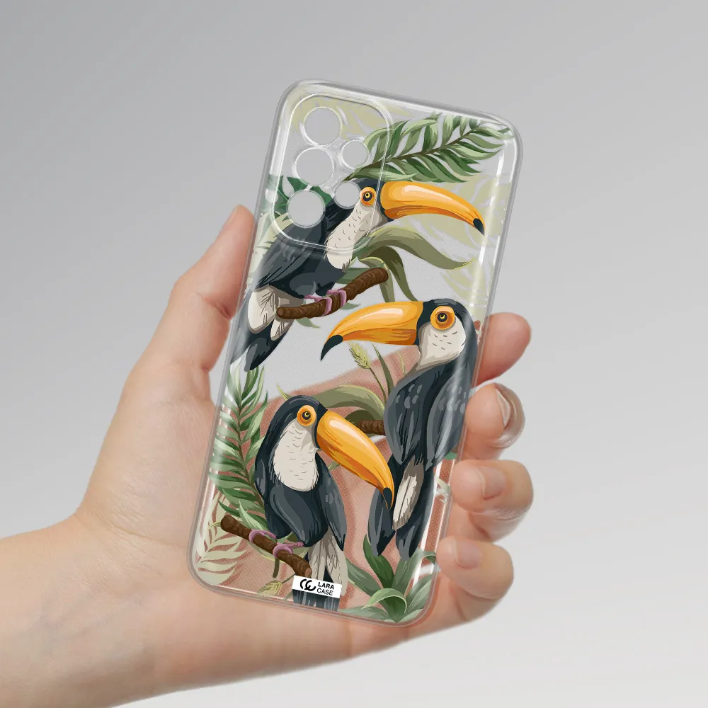 Tropical Bird Samsung A23 5G Clear Tpu Case