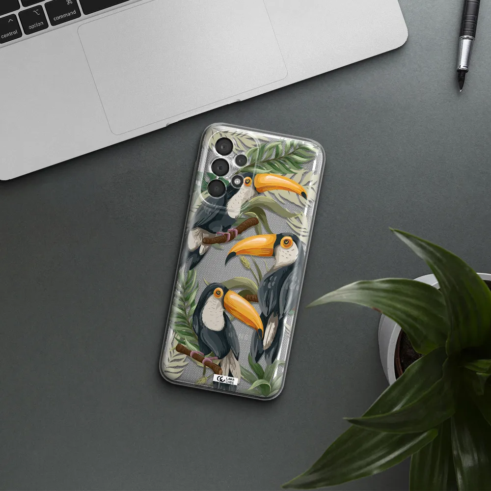 Tropical Bird Samsung A23 5G Clear Tpu Case