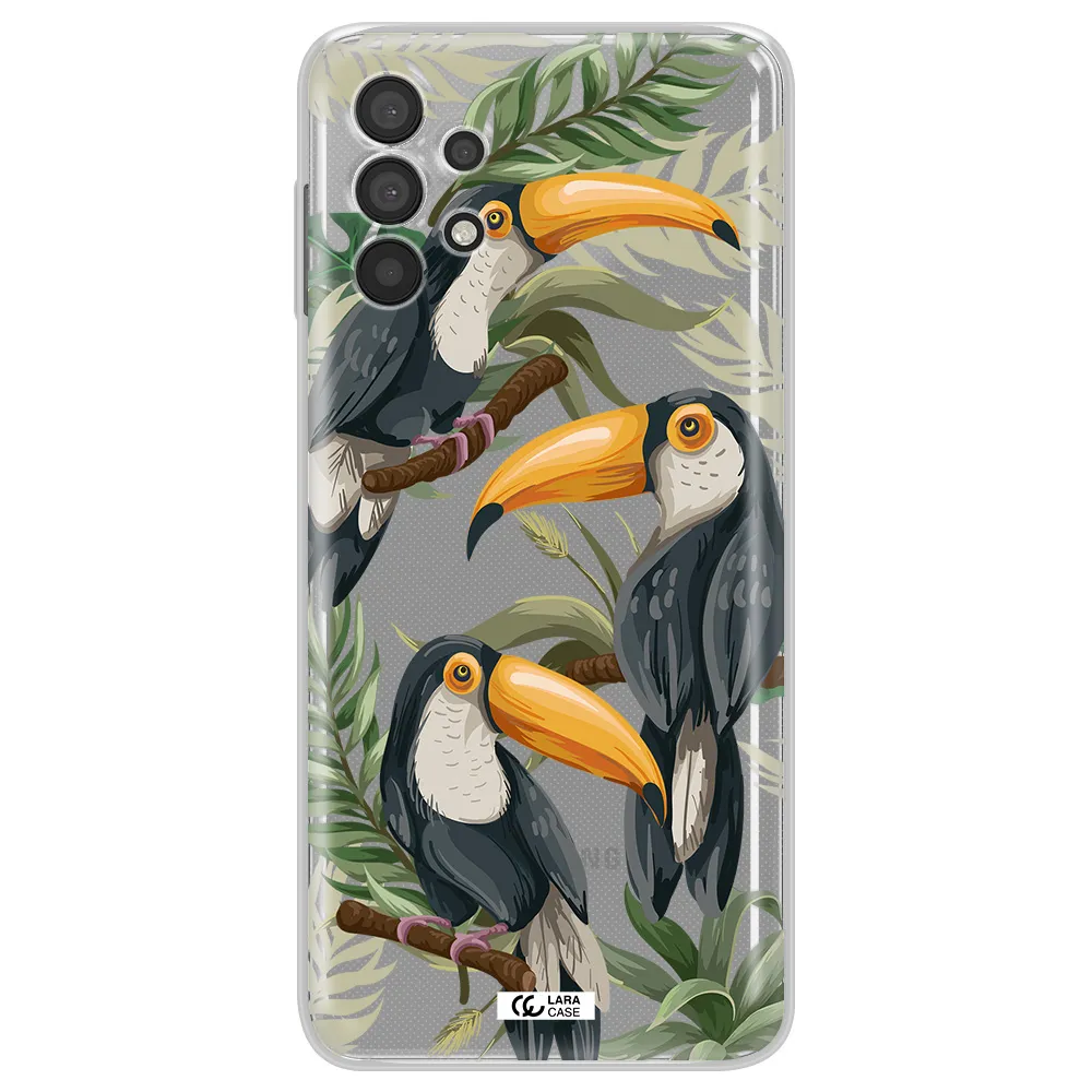 Tropical Bird Samsung A32 4G Clear Tpu Case