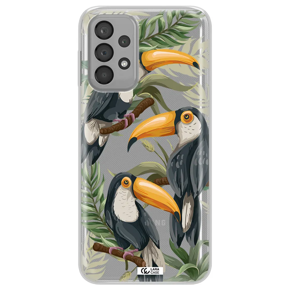 Tropical Bird Samsung A33 Clear TPU Case