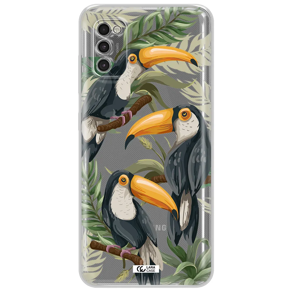 Tropical Bird Samsung A41 Clear Tpu Case