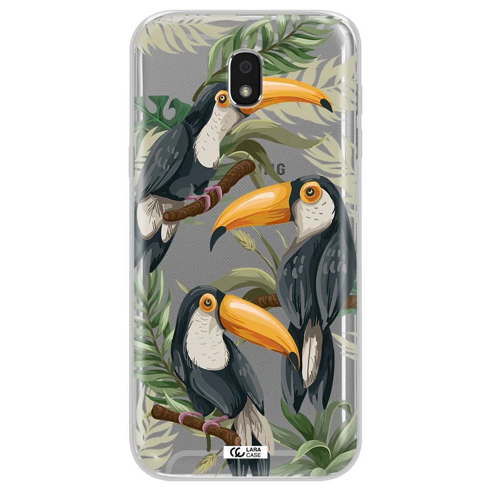 Tropical Bird Samsung J5 2017 Clear TPU Case