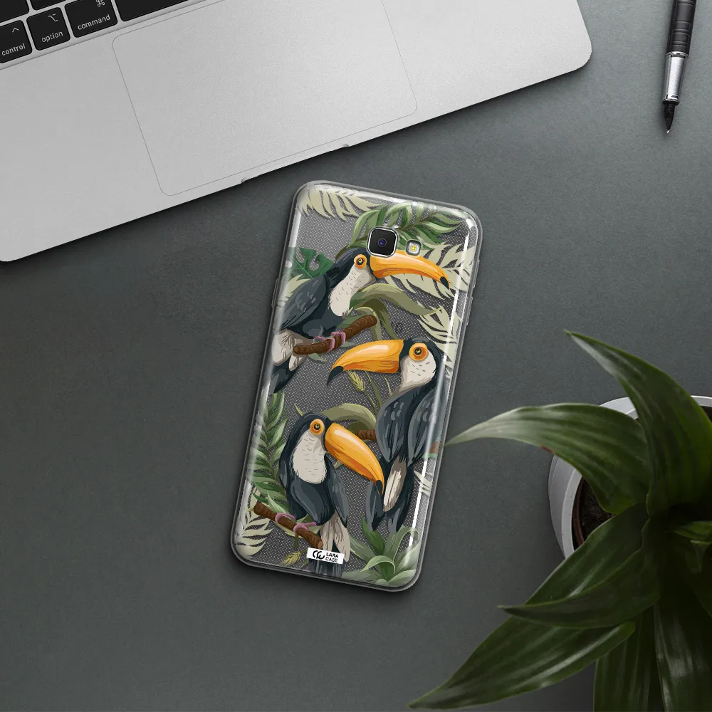 Tropical Bird Samsung J5 Prime Clear TPU Case
