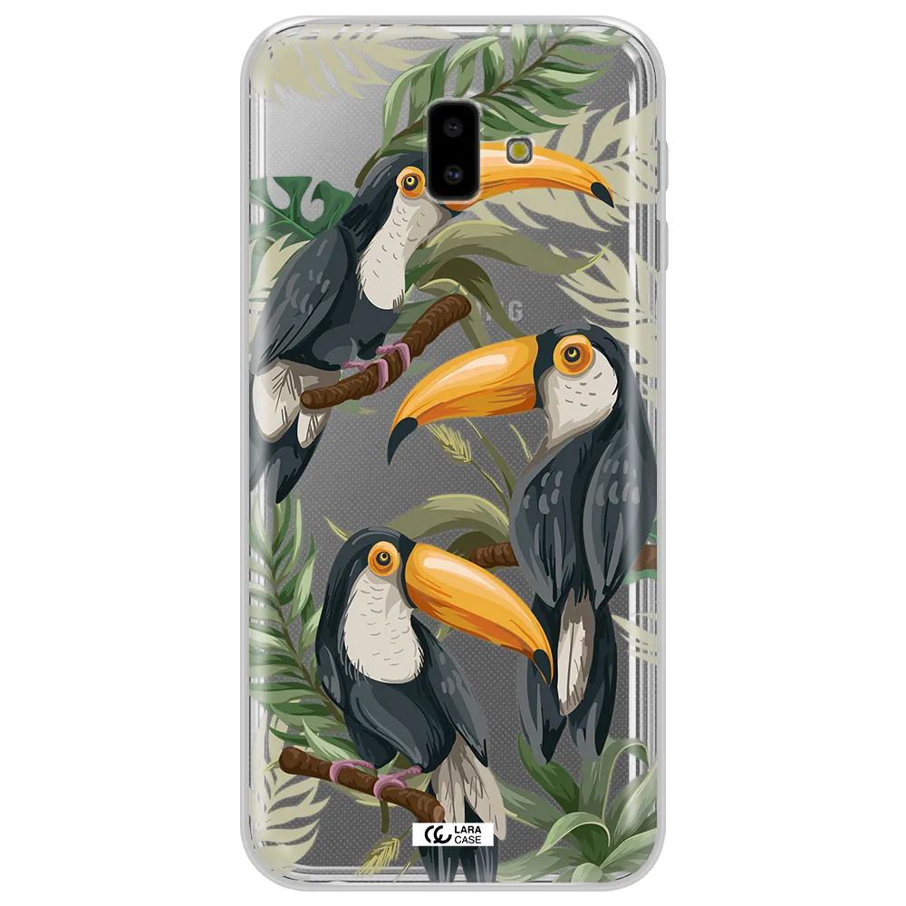 Tropical Bird Samsung J6 Plus Clear TPU Case