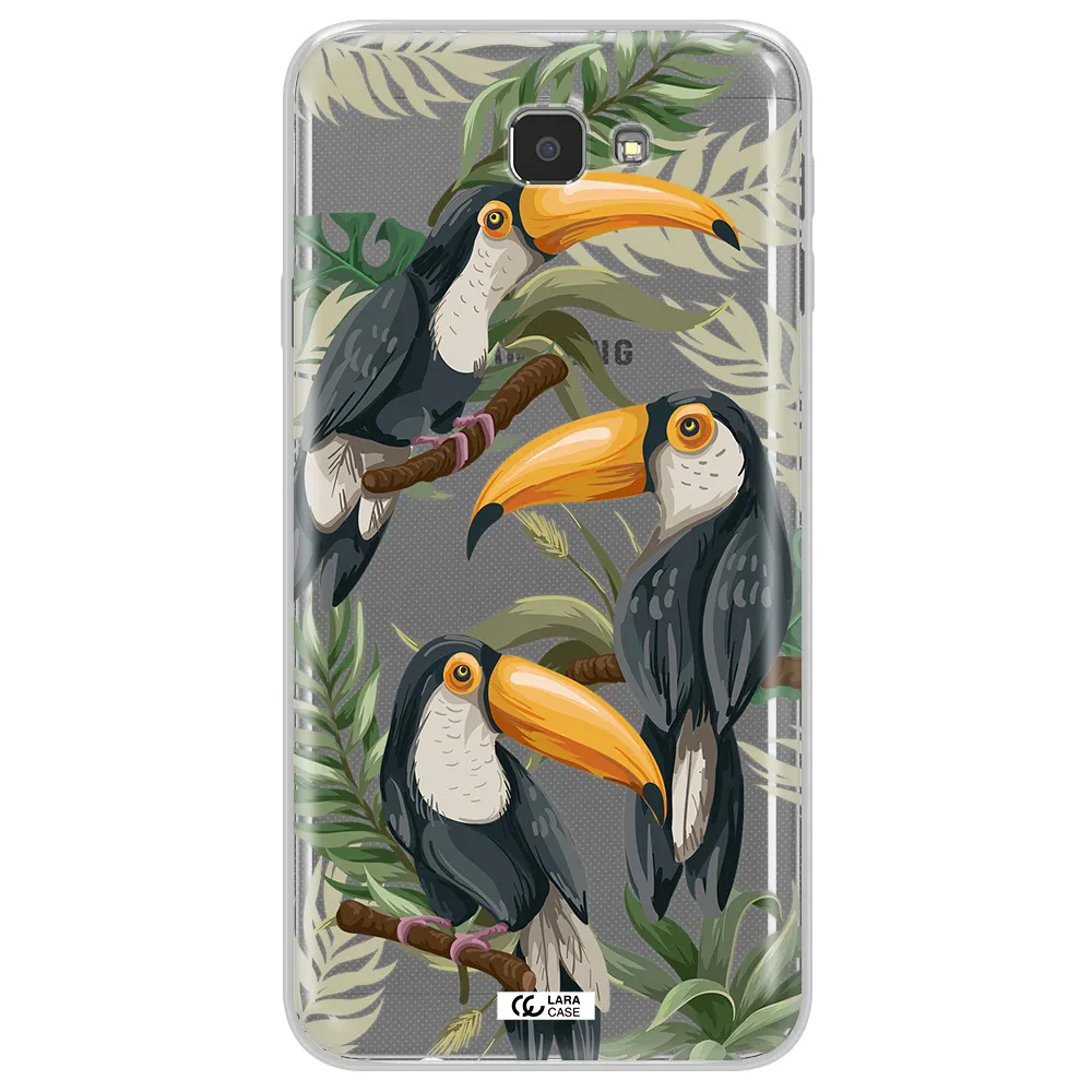 Tropical Bird Samsung J7 Prim Clear TPU Case