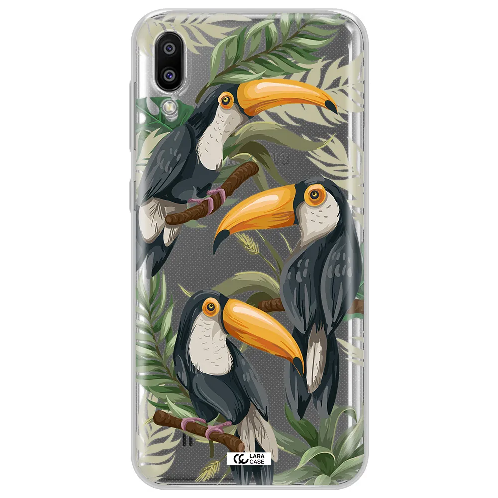 Tropical Bird Samsung M10 Clear TPU Case