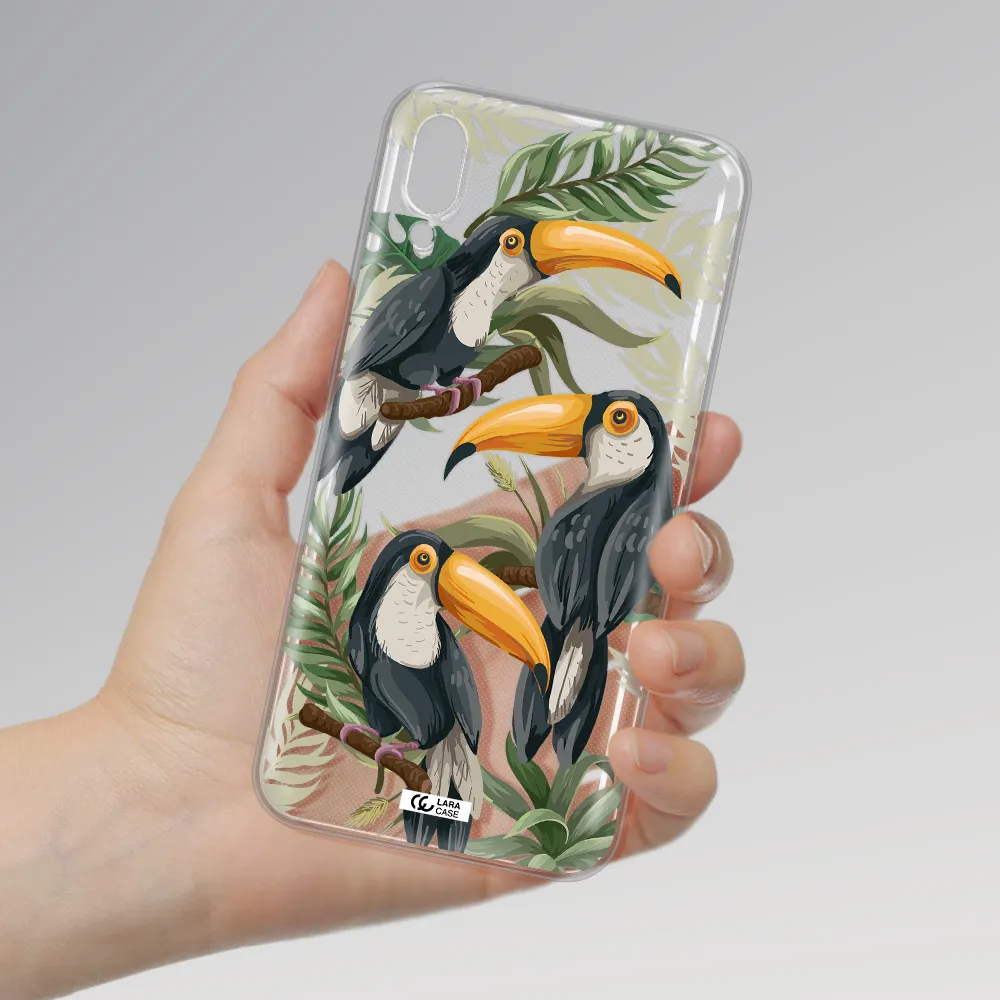 Tropical Bird Samsung M10 Clear TPU Case