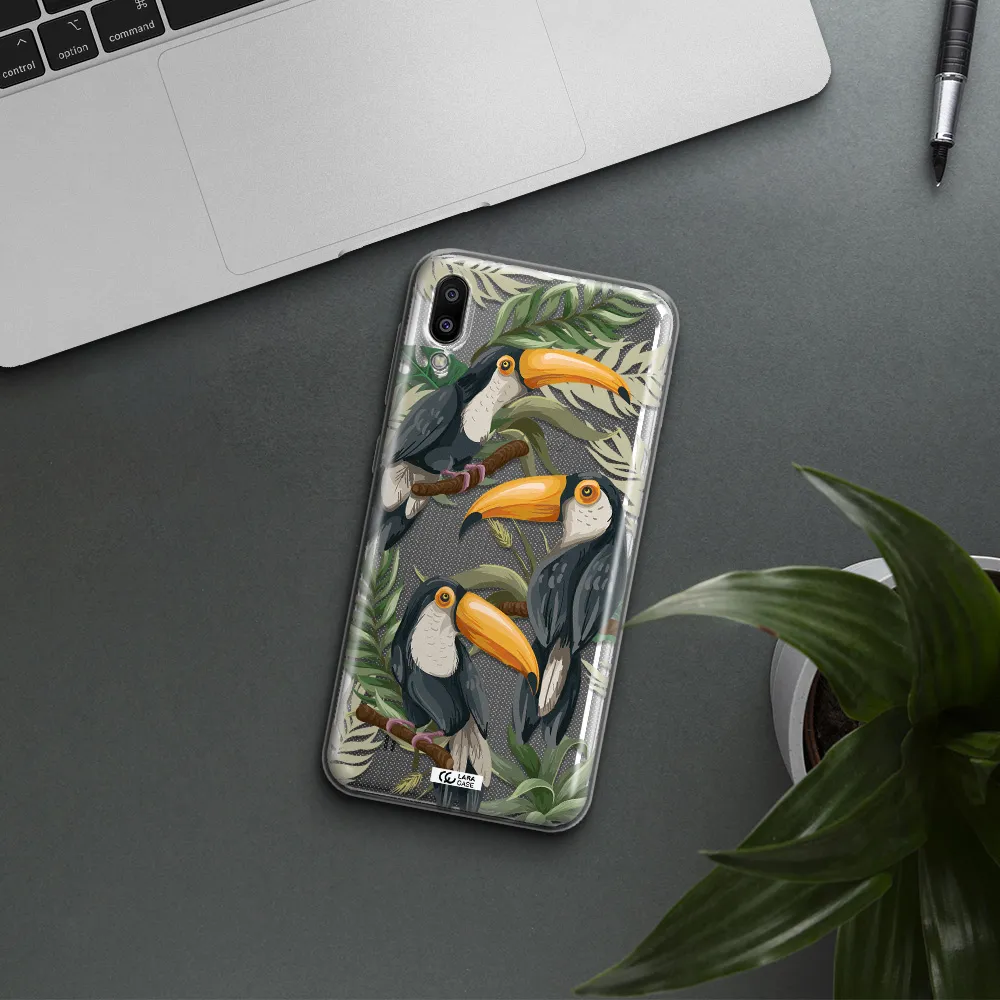 Tropical Bird Samsung M10 Clear TPU Case