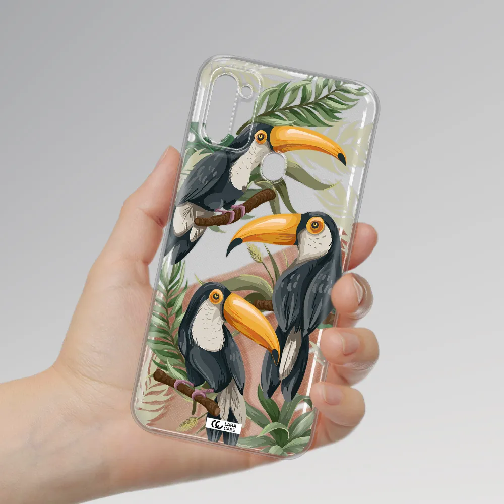 Tropical Bird Samsung M11 Clear TPU Case