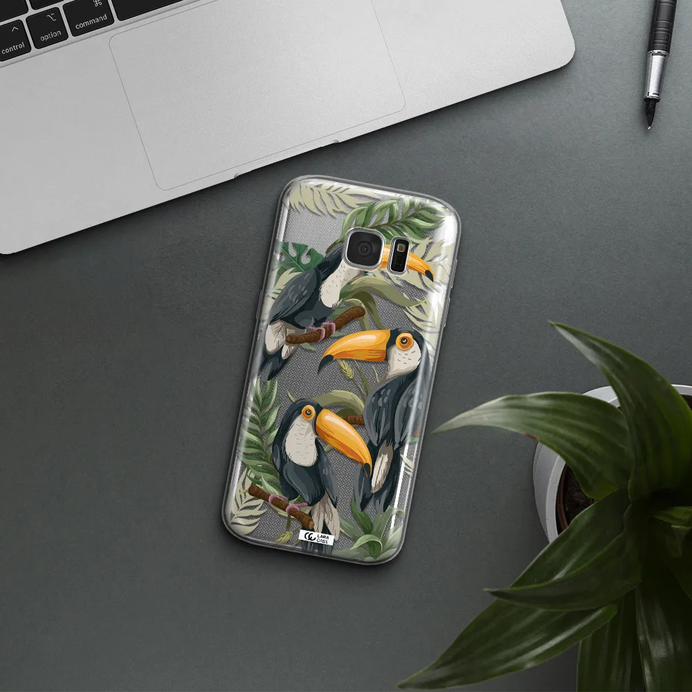 Tropical Bird Samsung S 7 Clear TPU Case