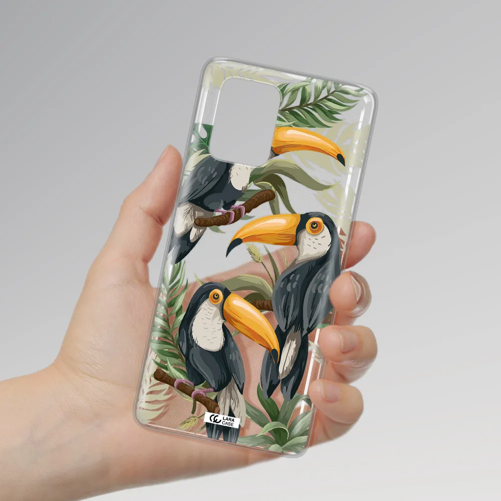 Tropical Bird Samsung S10 Lite Clear TPU Case