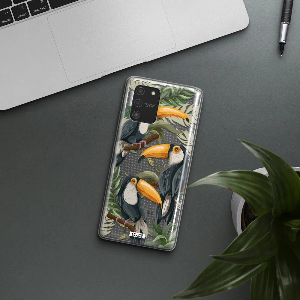 Tropical Bird Samsung S10 Lite Clear TPU Case