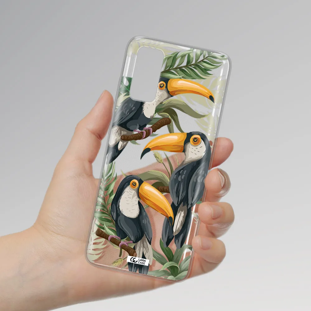 Tropical Bird Samsung S20 Clear TPU Case