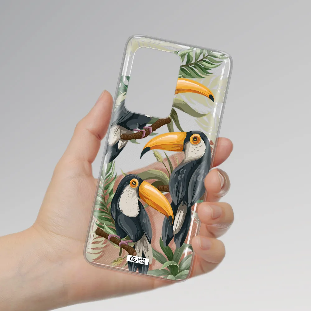 Tropical Bird Samsung S20 Ultra Clear TPU Case